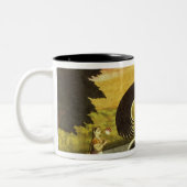 De indiening van Kaliya, Basohli, Pahari Tweekleurige Koffiemok (Links)