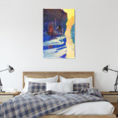 De Indiër in zijn eenzaamheid NC Wyeth 1907 Canvas Afdruk (Insitu (Slaapkamer))