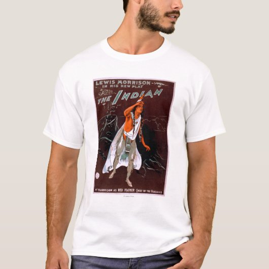 "De Indiër" - Rode Veer, chef van de T-shirt (Voorkant)