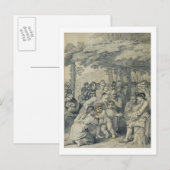 De Indiërs leveren de Engelse hoofdsteden aan Briefkaart (Voorkant / Achterkant)