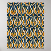 De Indigo Lier Kunstprint Poster (Voorkant)