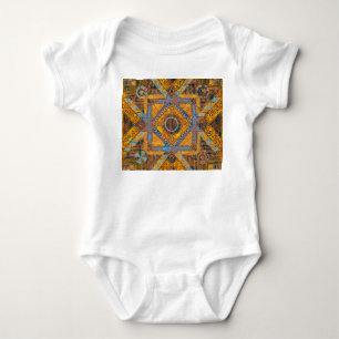 De Indische bloemige Paisley: etnisch medaillon. Romper