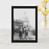 De Indische Leiders van Yakama voor het Capitool Kaart (Gele Bloem)