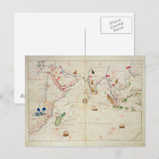 De Indische Oceaan Briefkaart (Voorkant / Achterkant)