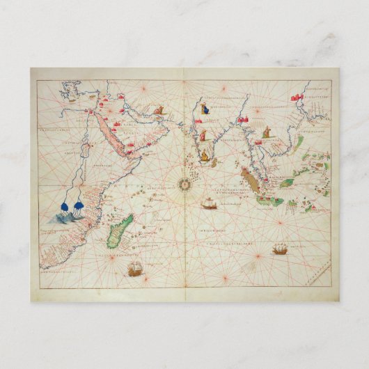 De Indische Oceaan Briefkaart (Voorkant)