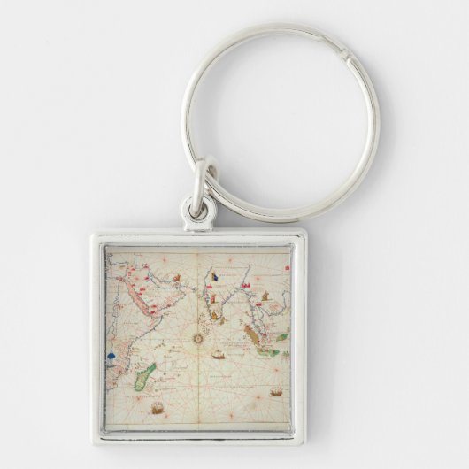 De Indische Oceaan Sleutelhanger (Voorkant)