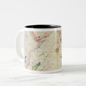 De Indische Oceaan Tweekleurige Koffiemok (Voorkant links)