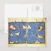 De Indische Oceaan, van een atlas Briefkaart (Voorkant / Achterkant)