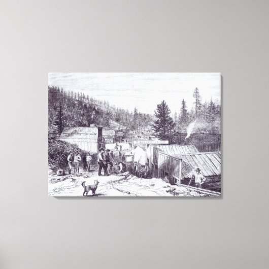 De Indische Oorlog, Deadwood City Canvas Afdruk (Voorkant)