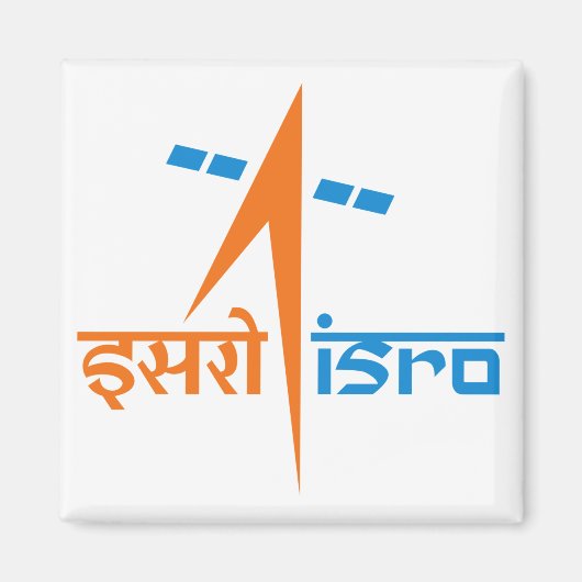 De Indische Organisatie voor Ruimteonderzoek - ISR Magneet (Voorkant)