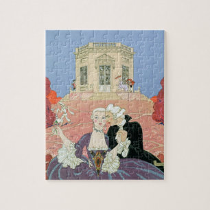 De indolenten, illustratie voor "Fetes Galantes" Legpuzzel
