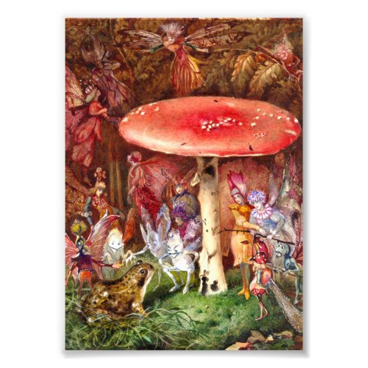 De indringer John Anster Fitzgerald Foto Afdruk (Voorkant)