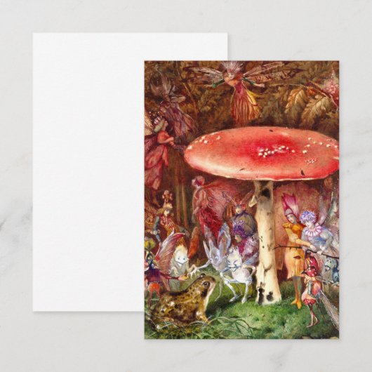 De indringer John Anster Fitzgerald Informatiekaartje (Voorkant / Achterkant)