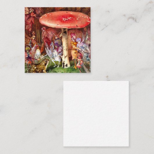 De indringer John Anster Fitzgerald Informatiekaartje (Voorkant / Achterkant)