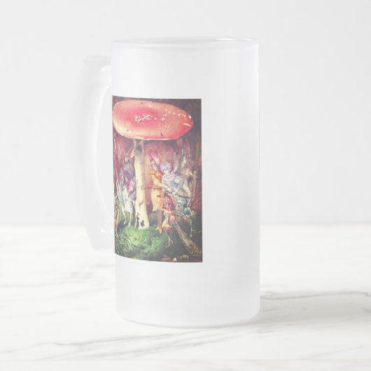 De indringer John Anster Fitzgerald Matglas Bierpul (Voorkant links)