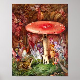 De indringer John Anster Fitzgerald Poster