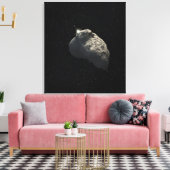 De indruk van een kunstenaar canvas afdruk (Insitu (Woonkamer))
