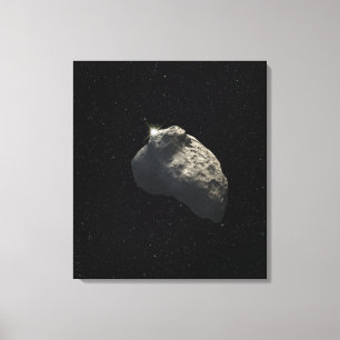 De indruk van een kunstenaar canvas afdruk