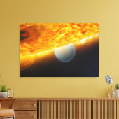 De indruk van een kunstenaar canvas afdruk (Insitu (Woonkamer))