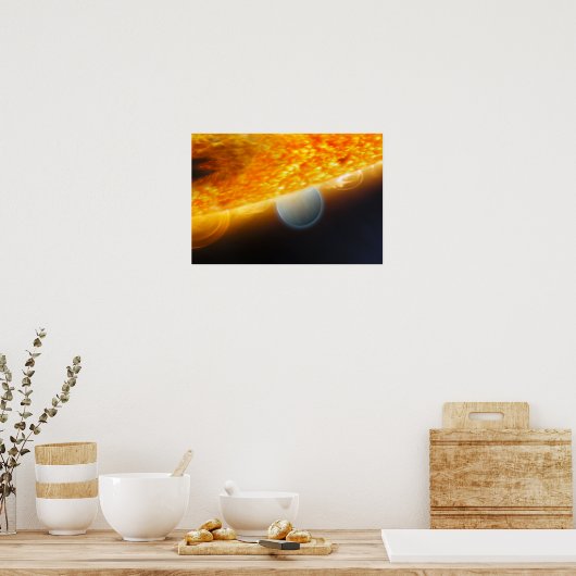 De indruk van een kunstenaar poster (Keuken)