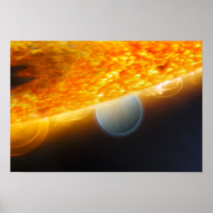 De indruk van een kunstenaar poster