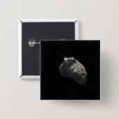 De indruk van een kunstenaar vierkante button 5,1 cm (Voorkant /achterkant)