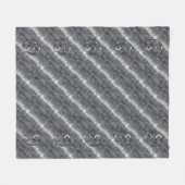 De Industriële Stijl van het Symbool van de Fleece Deken (Voorkant (Horizontaal))