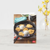 De Ineenstorting van Bluberry van de koekepan Kaart (Gele Bloem)