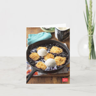 De Ineenstorting van Bluberry van de koekepan Kaart