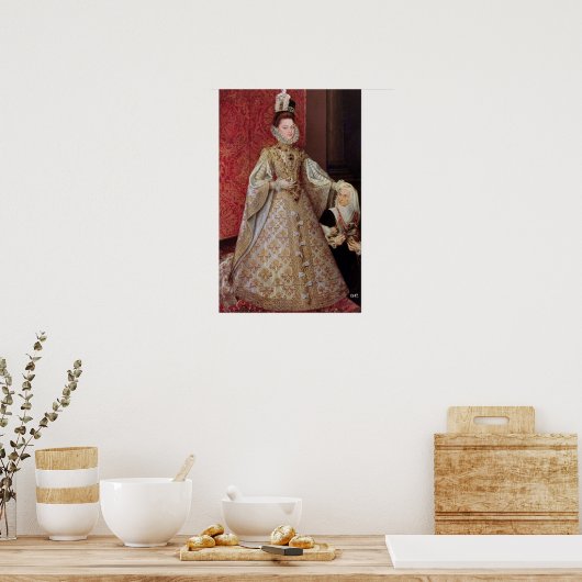 De Infanta Isabel Clara Eugenia met de Poster (Keuken)