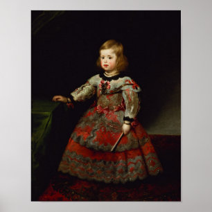 De Infanta Maria Margarita van Oostenrijk Poster