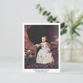 De Infante Philip Prosper van Diego Velazquez Briefkaart (Staand voorkant)