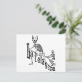 De Infernale Calavera. De dag van de dood. Briefkaart (Staand voorkant)