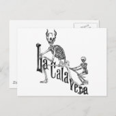 De Infernale Calavera. De dag van de dood. Briefkaart (Voorkant / Achterkant)