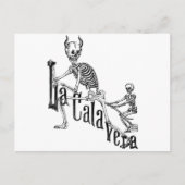 De Infernale Calavera. De dag van de dood. Briefkaart (Voorkant)