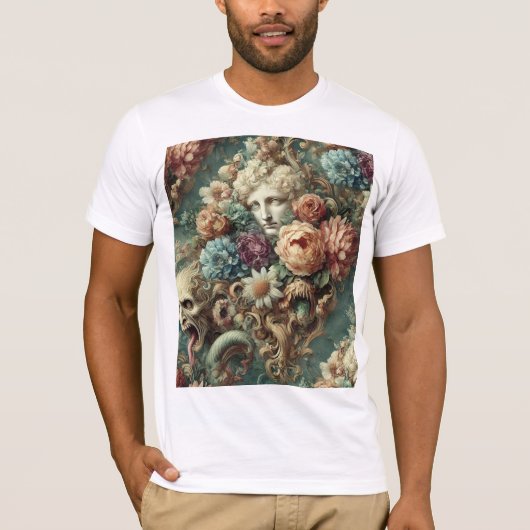 De Infernale Stoet – Gotische Draagbare Kunst T-shirt (Voorkant)