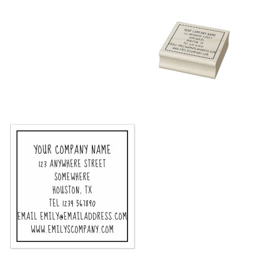 De informele Naam van de Terugkeer van het Bedrijf Rubberstempel (Gestempeld)