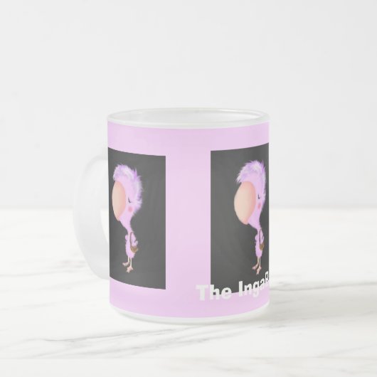 De IngaBird Matglas Koffiemok (Voorkant links)