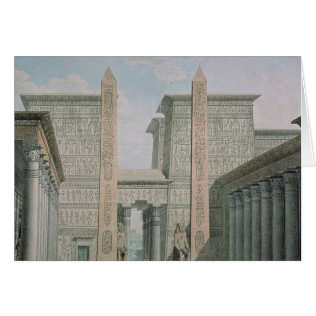 De ingang aan de tempel, Wet I scène iii (Voorkant Horizontaal)