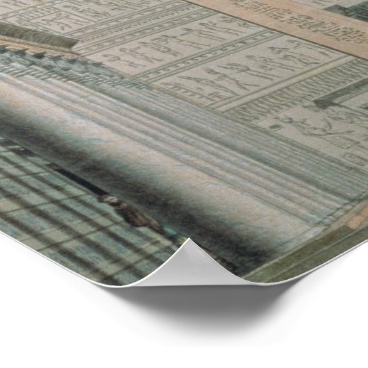 De ingang aan de tempel, Wet I scène iii Poster (Hoek)