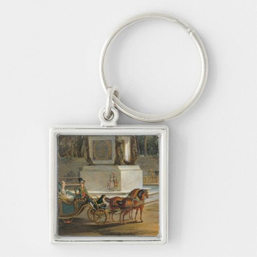 De ingang aan de Tuileries Sleutelhanger (Voorkant)