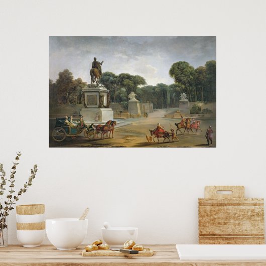 De ingang aan de Tuileries van de Plaats Poster (Keuken)