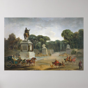 De ingang aan de Tuileries van de Plaats Poster