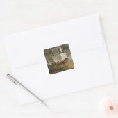 De ingang aan de Tuileries Vierkante Sticker (Envelop)