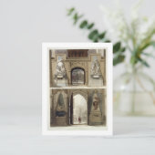 De ingang in het Koor en de West Entrance, Briefkaart (Staand voorkant)