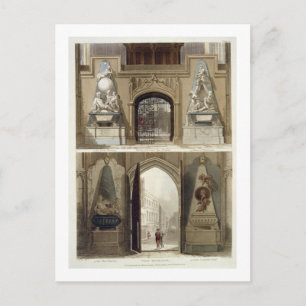 De ingang in het Koor en de West Entrance, Briefkaart