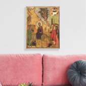 De ingang in Jeruzalem, Moskouse school Canvas Afdruk (Insitu (Woonkamer))