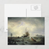 De ingang naar de haven van Hellestemsluys Briefkaart (Voorkant / Achterkant)