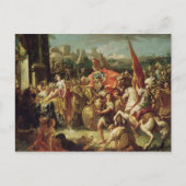 De ingang van Alexander de Grote Briefkaart (Voorkant)