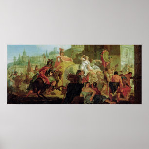 De ingang van Alexander de Grote Poster